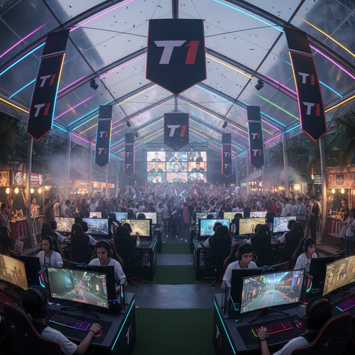 T1 Launches Exciting Pop-Up Esports Cafés in Malaysia and Thailand This October!
