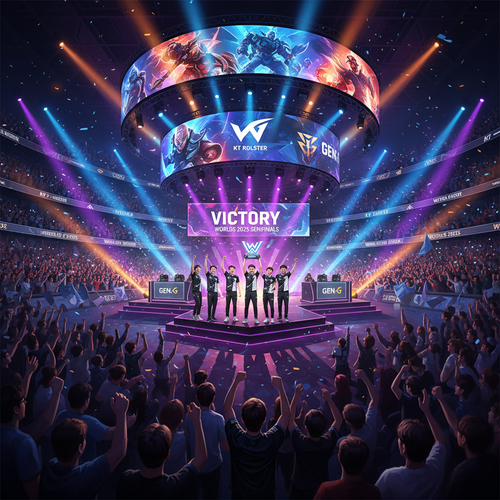 KT Rolster Shocks Gen.G to Secure Spot in Worlds 2025 Grand Final!